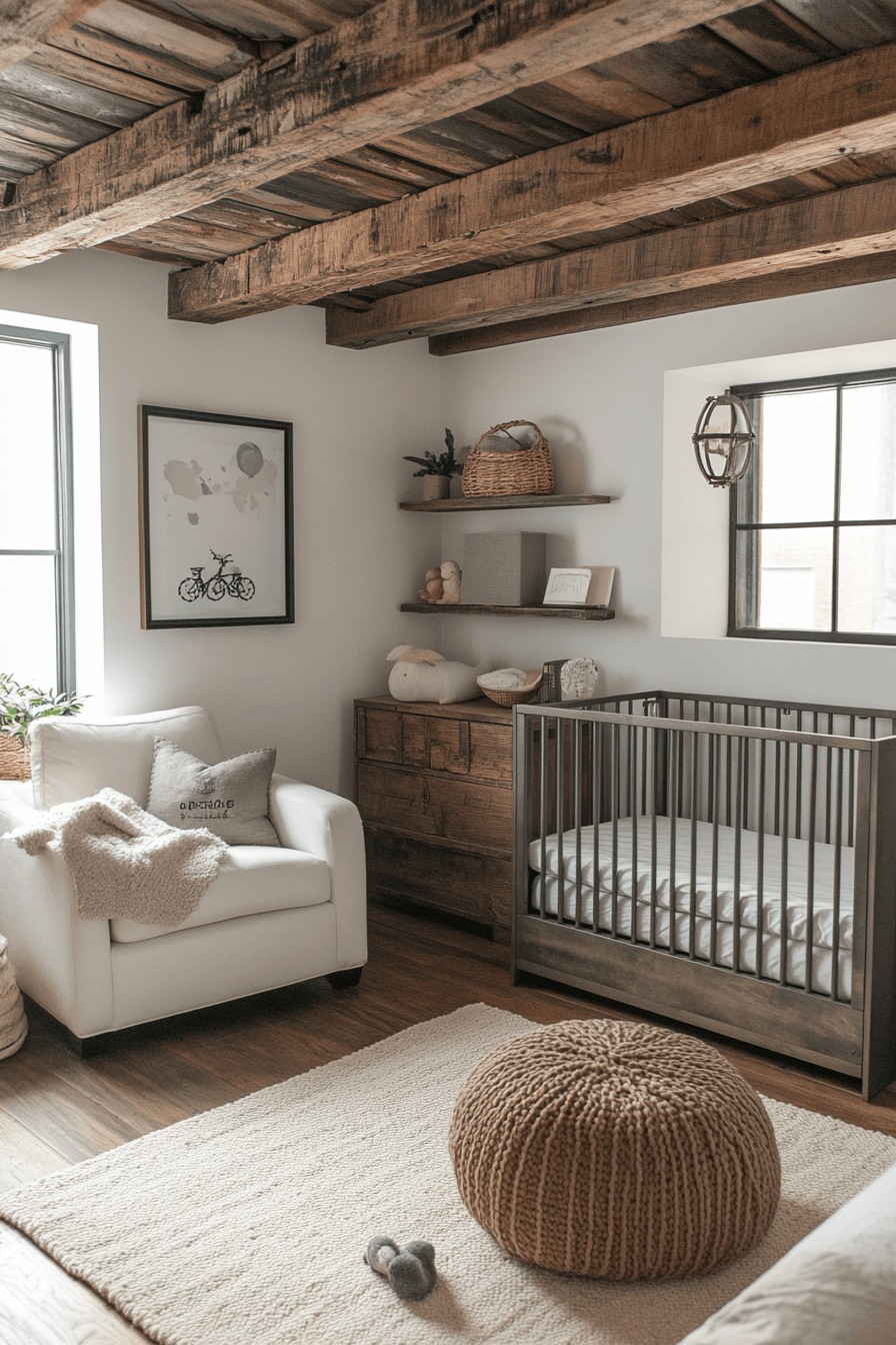 Industrial Chic Baby Room