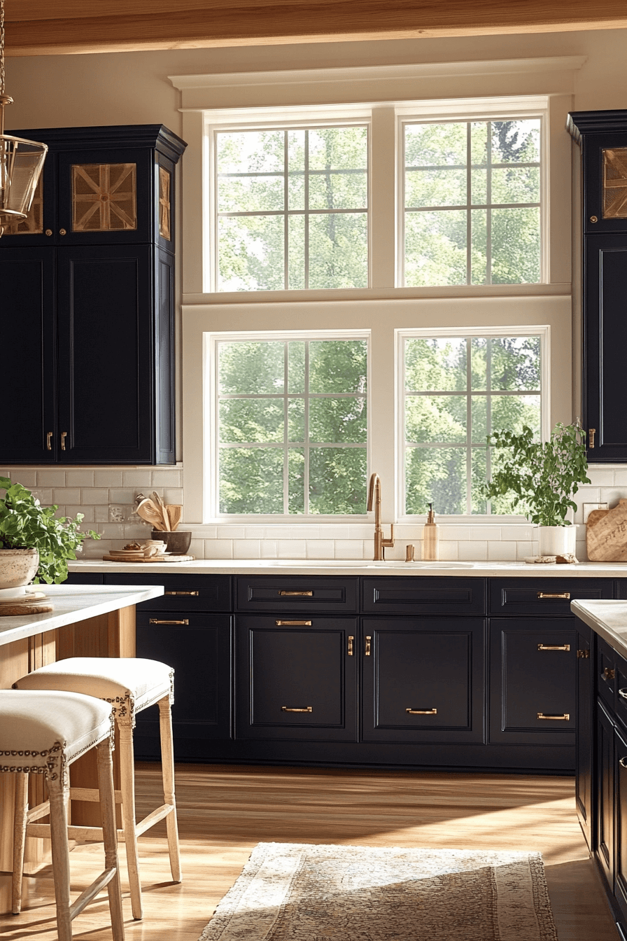 moody farmhouse kitchen