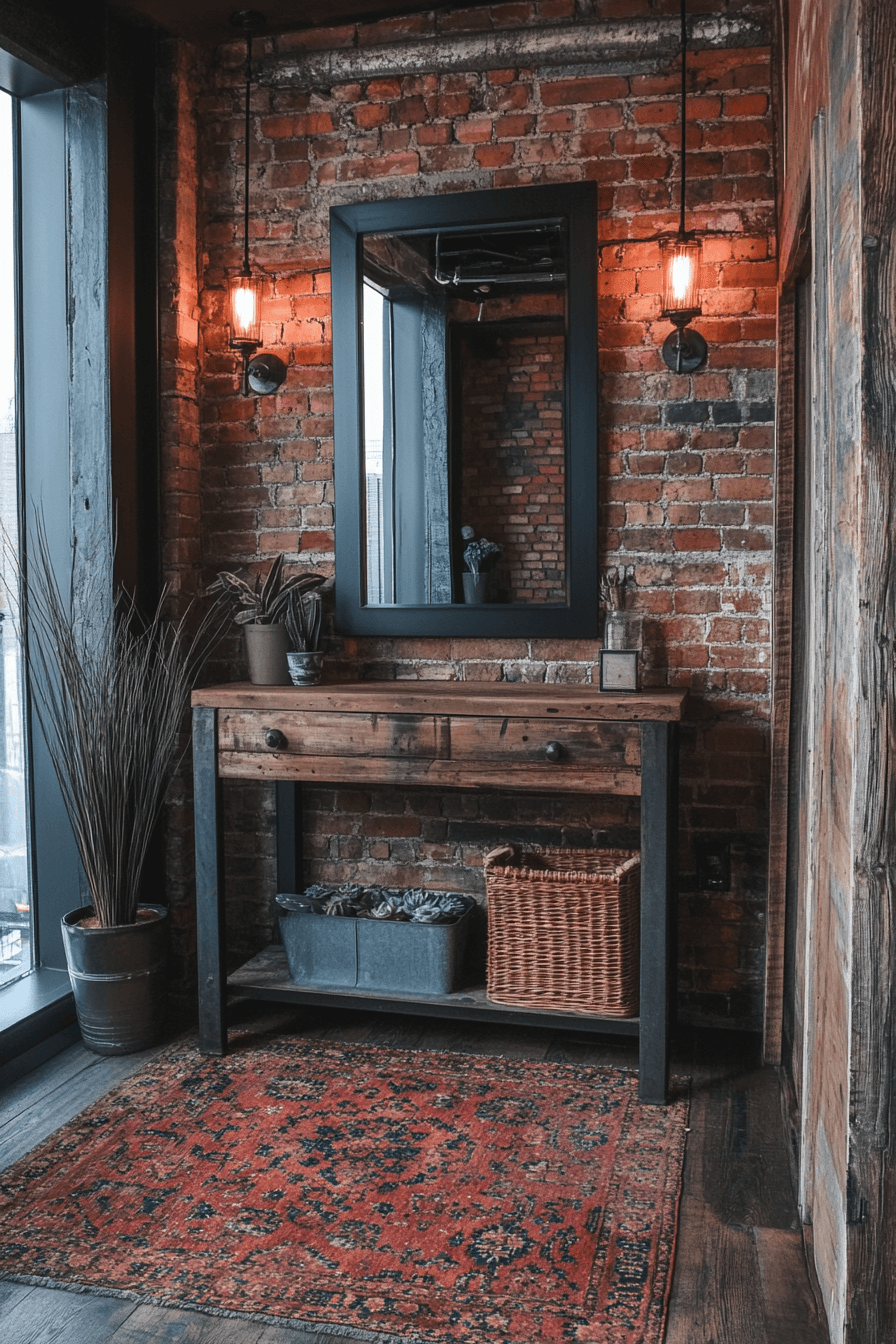 Small apartment entrance