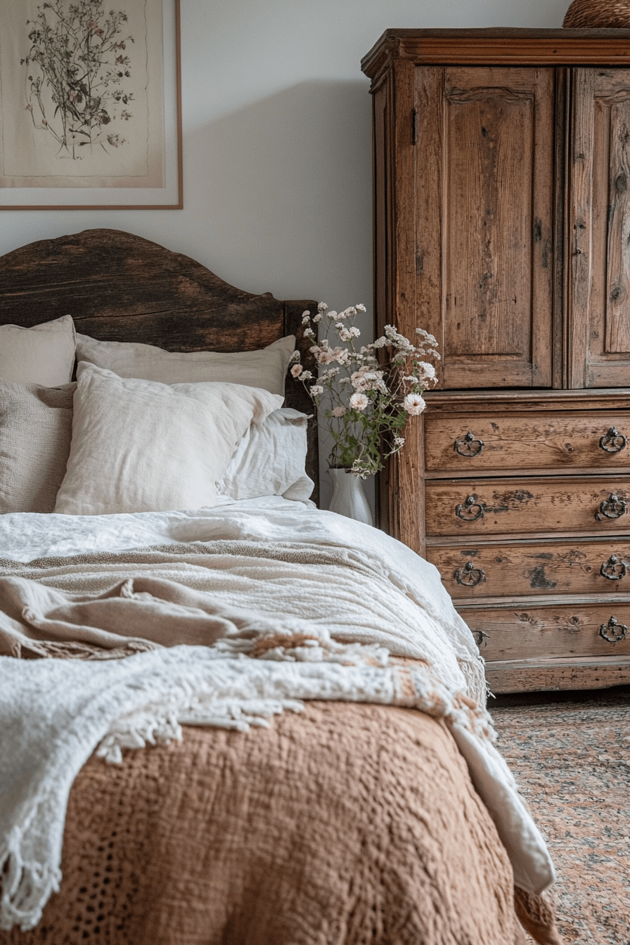 boho vintage bedroom