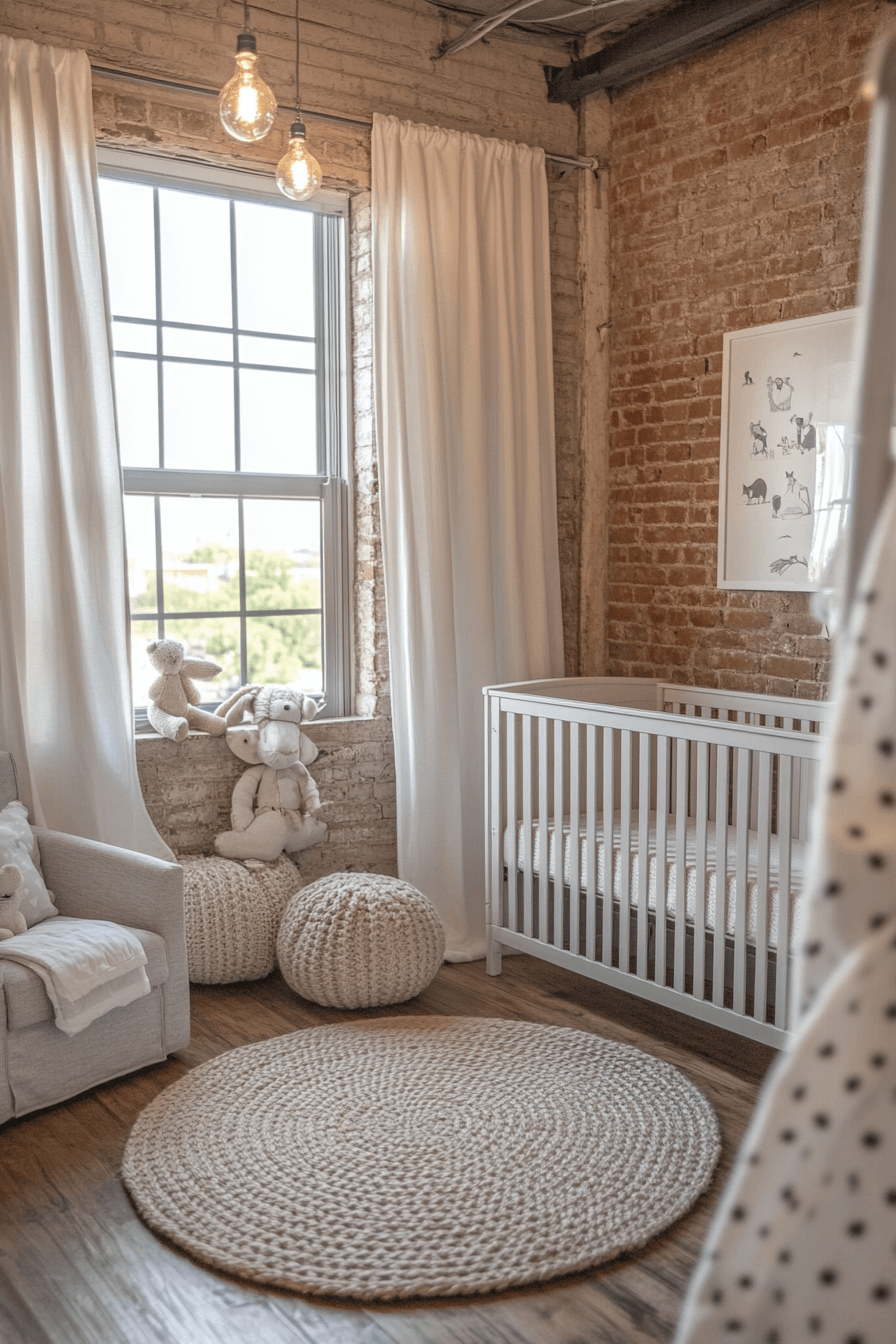 Industrial Chic Baby Room