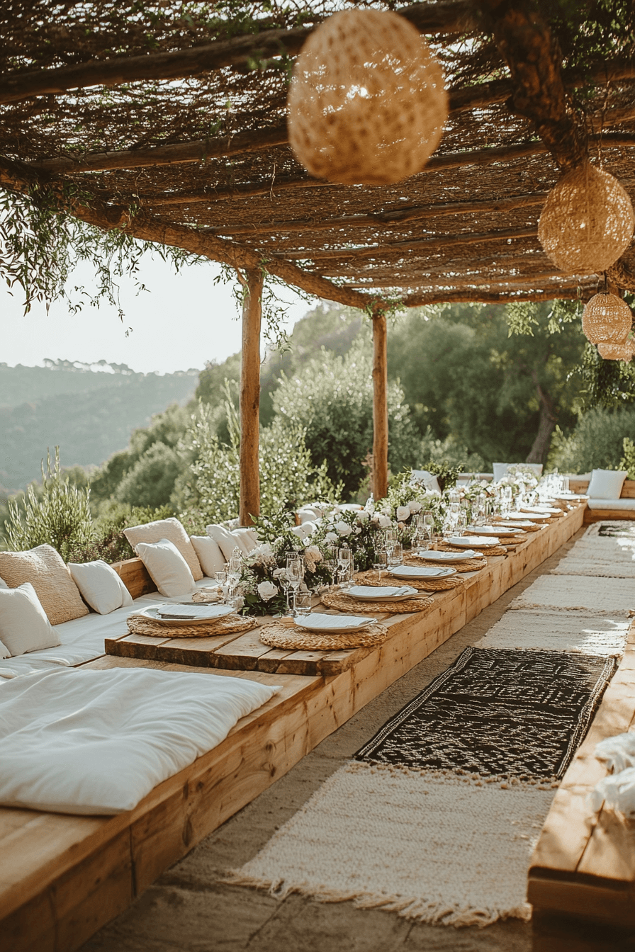 boho rustic wedding decor