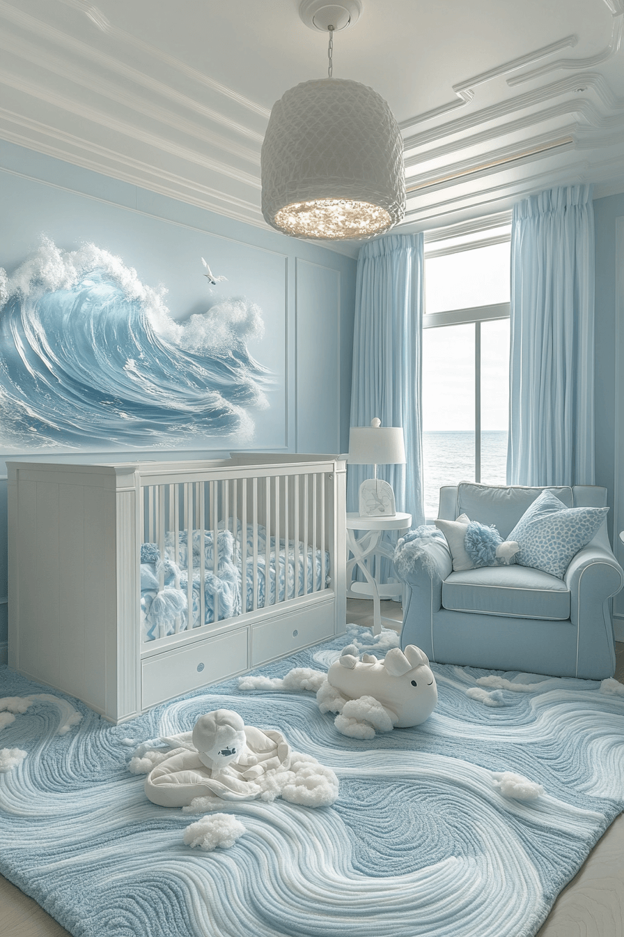 Coastal Baby Room