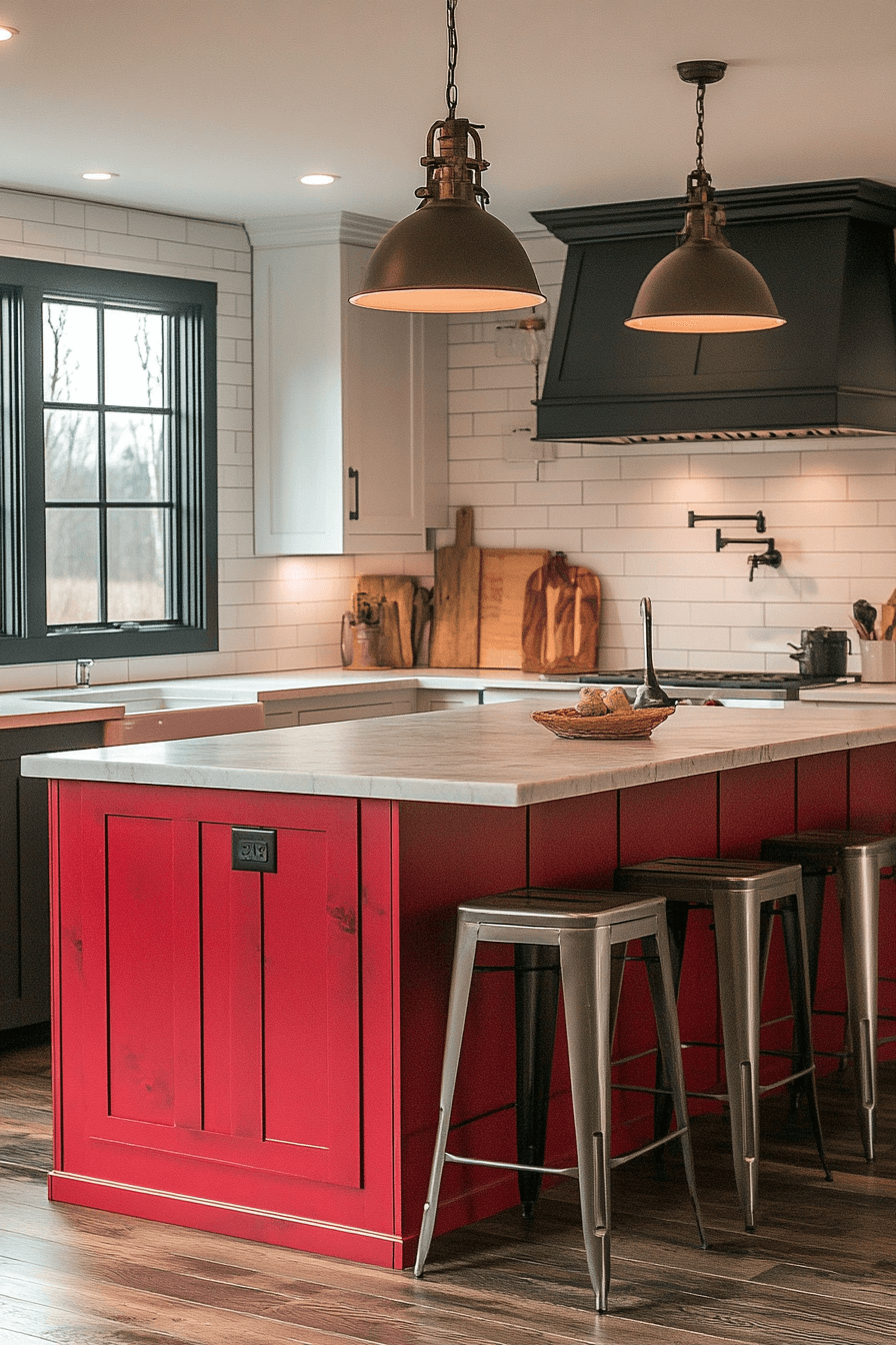 moody farmhouse kitchen