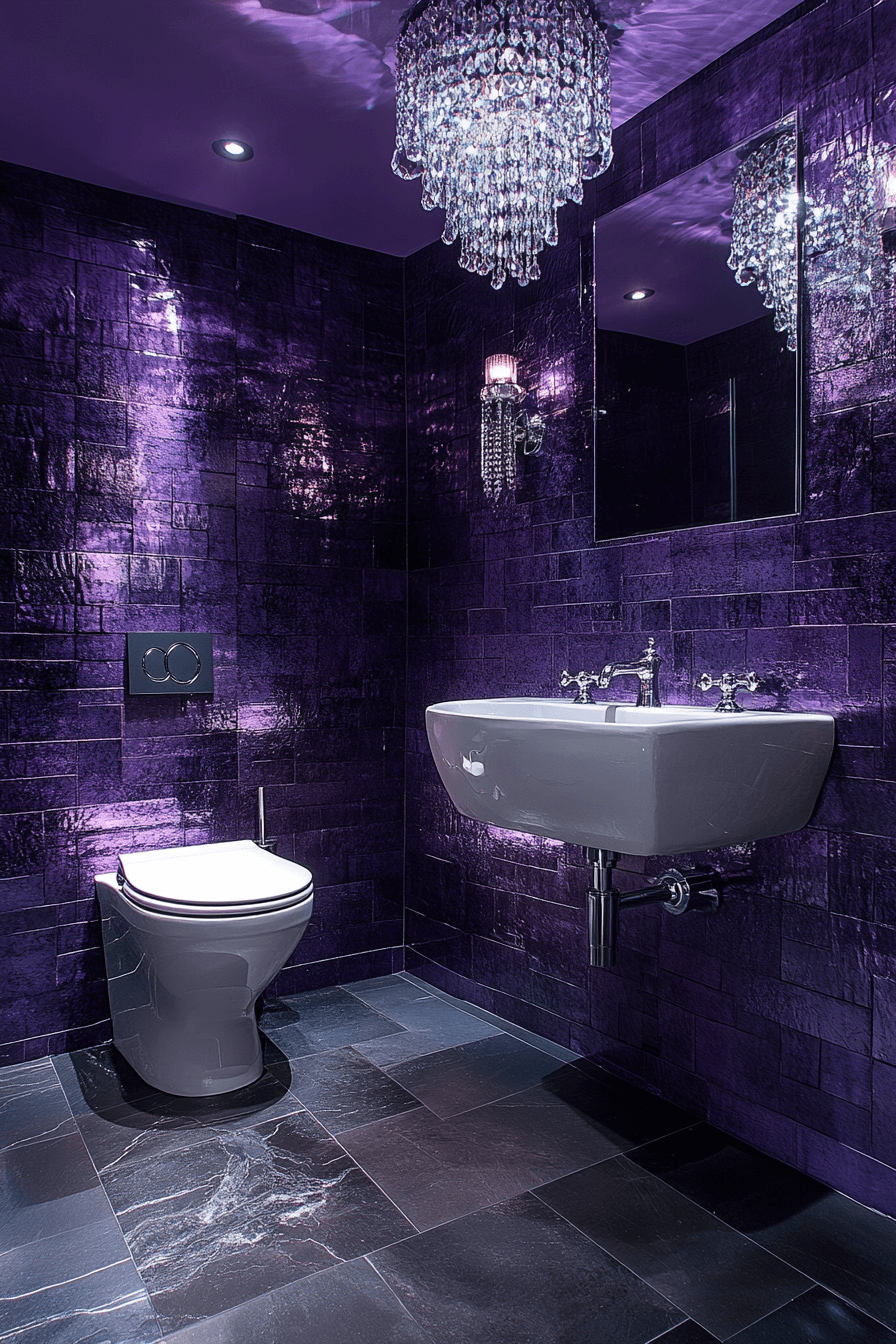 moody bathroom
