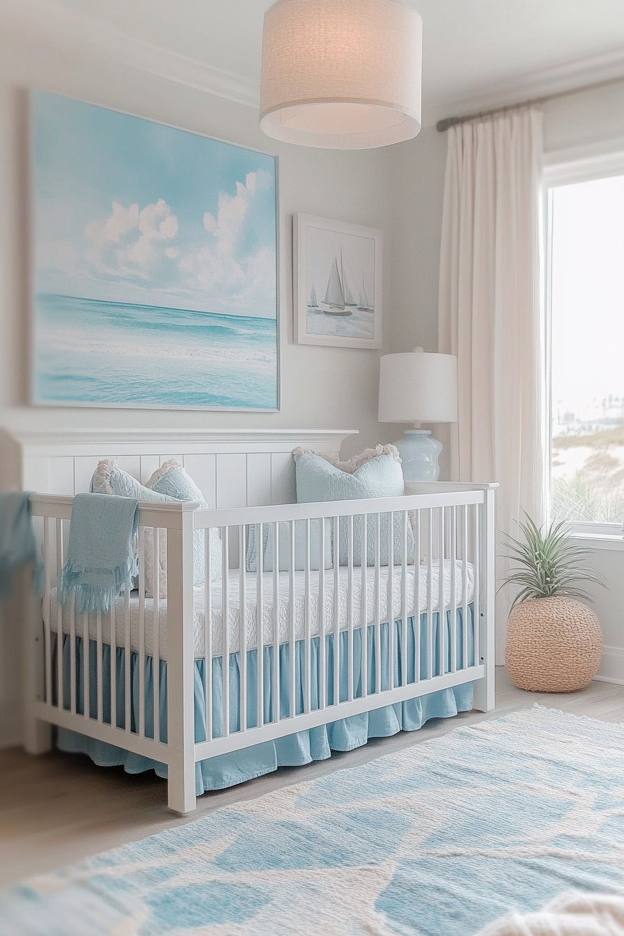 Coastal Baby Room