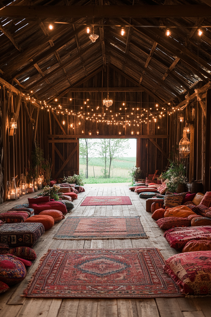 boho rustic wedding decor