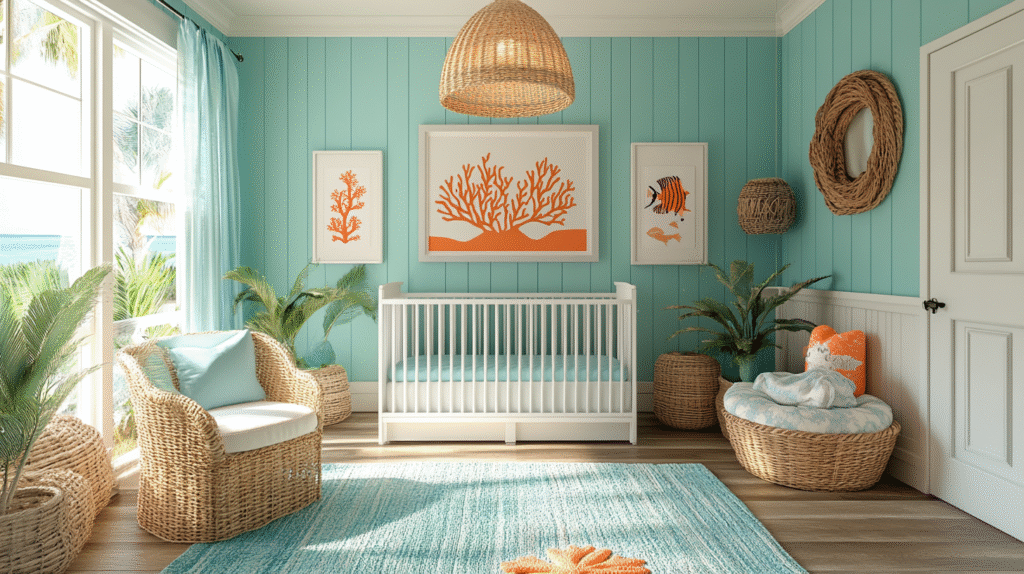 Coastal Baby Room