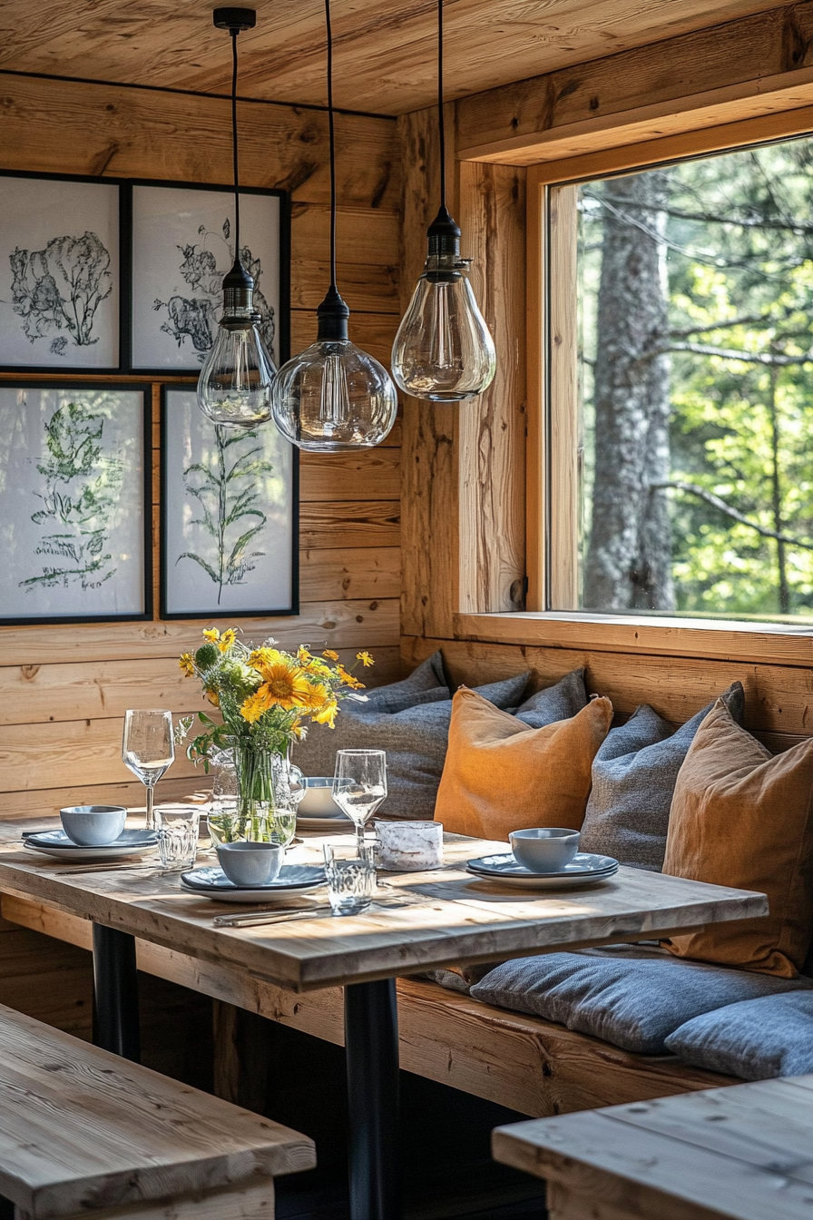 small cabin interiors