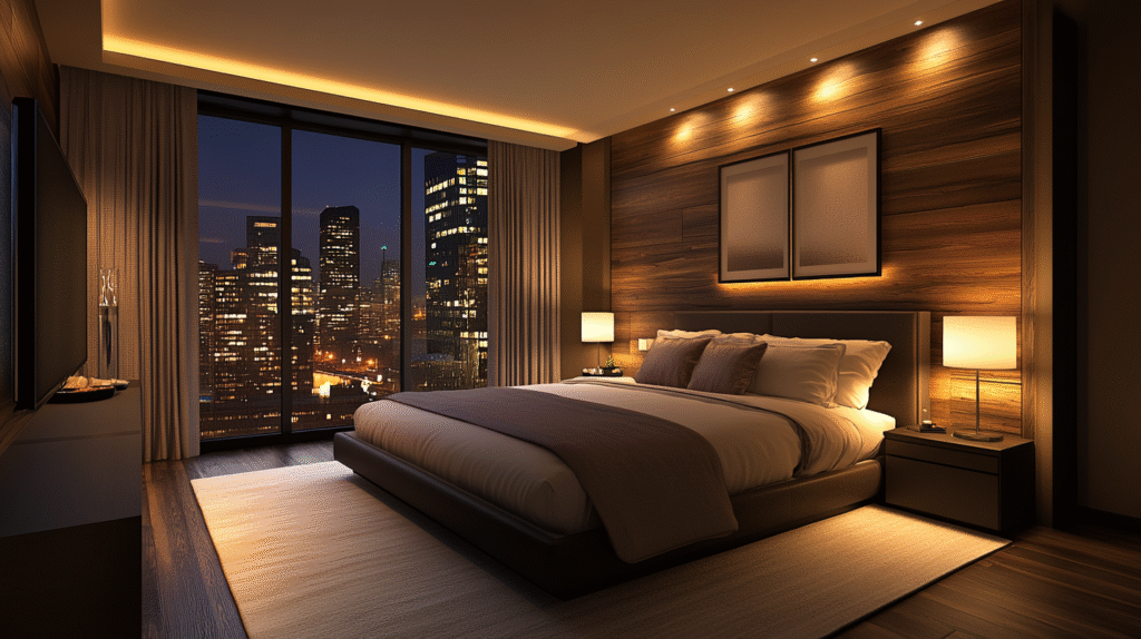 Luxury bedroom master