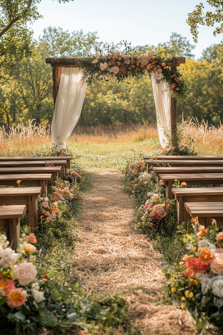 boho rustic wedding decor