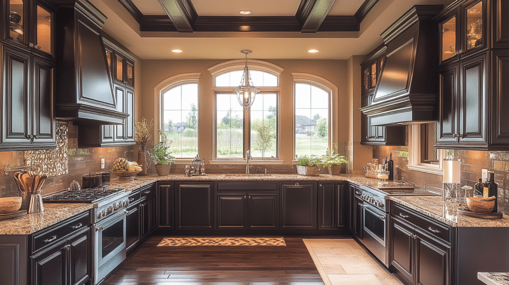 moody kitchen
