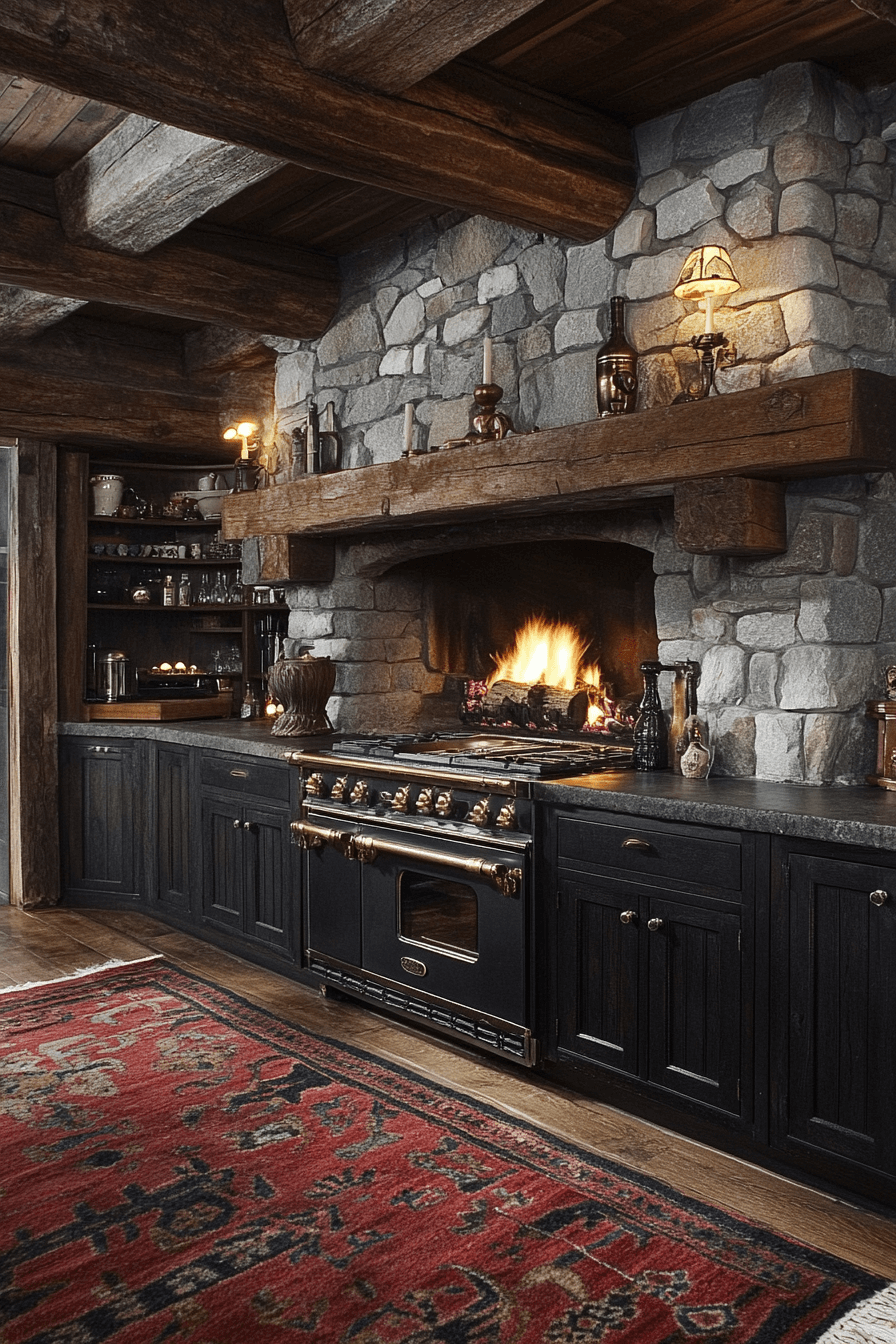 29 Old Cabin Interior Kitchen Ideas to Bring Heritage into the Heart of the Home old cabin interior kitchen