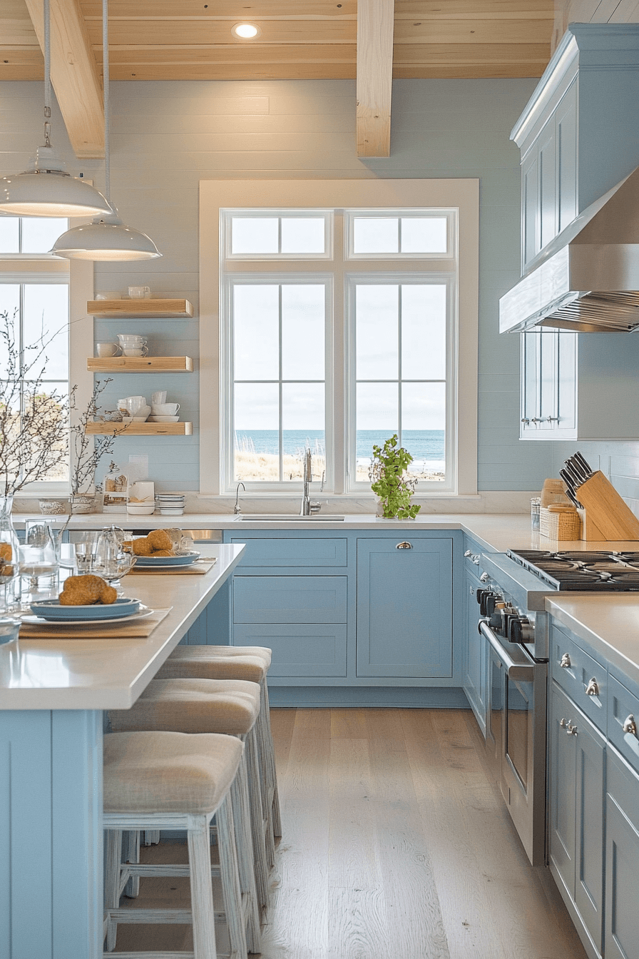 29 Coastal Cottage Kitchen Styles That Capture Beachside Bliss coastal cottage kitchen