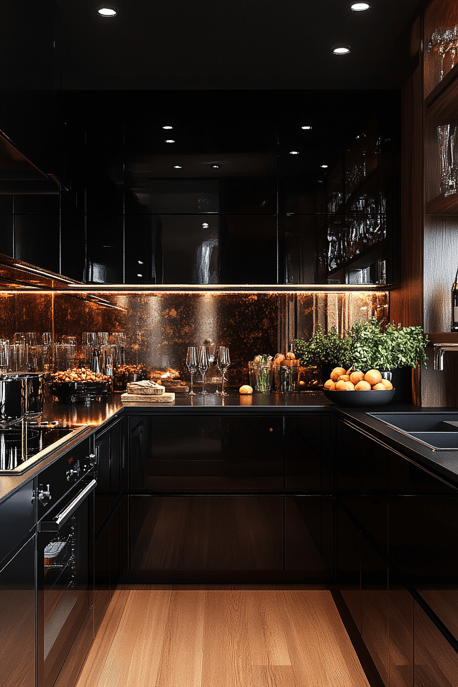 29 Small Moody Kitchen Inspirations That Turn Darkness into Delight small moody kitchen