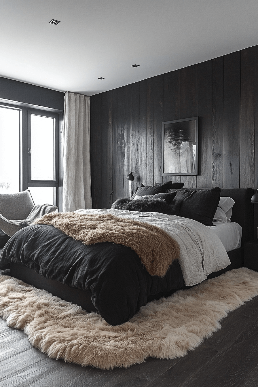 minimalistic bedroom ideas dark