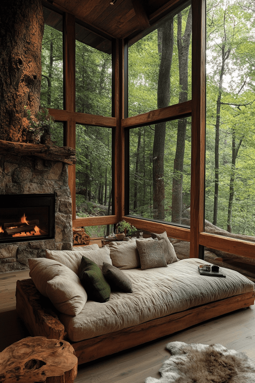 cabin living room
