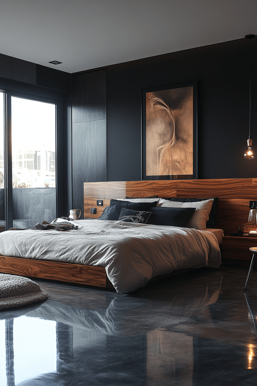 industrial bedroom design