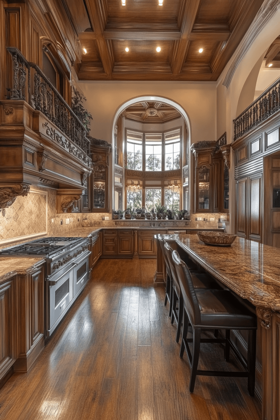neoclassical kitchen