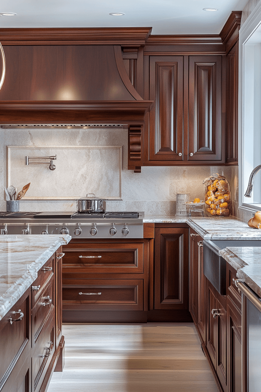 moody kitchen cabinets