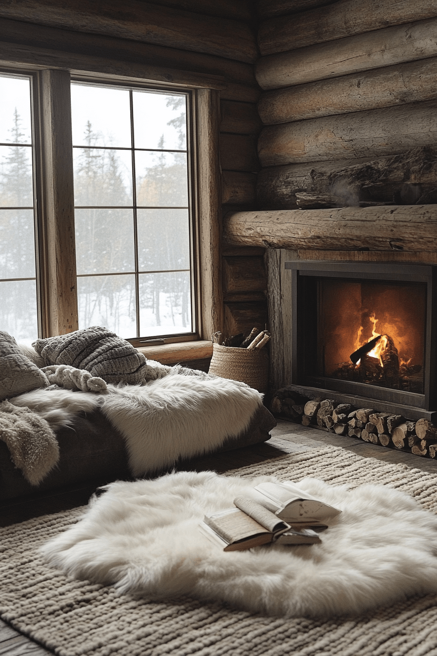 old cabin interior