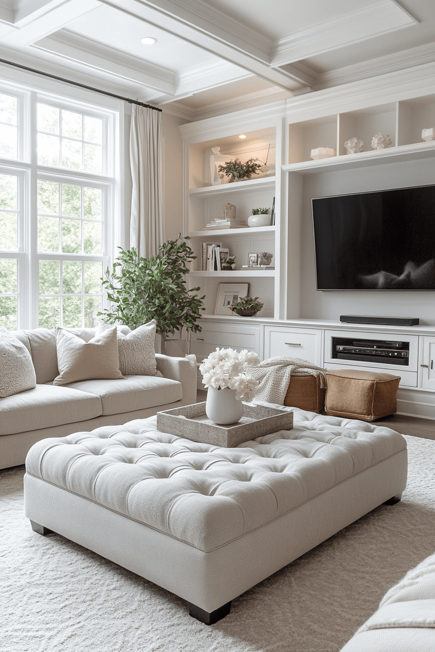modern victorian living room