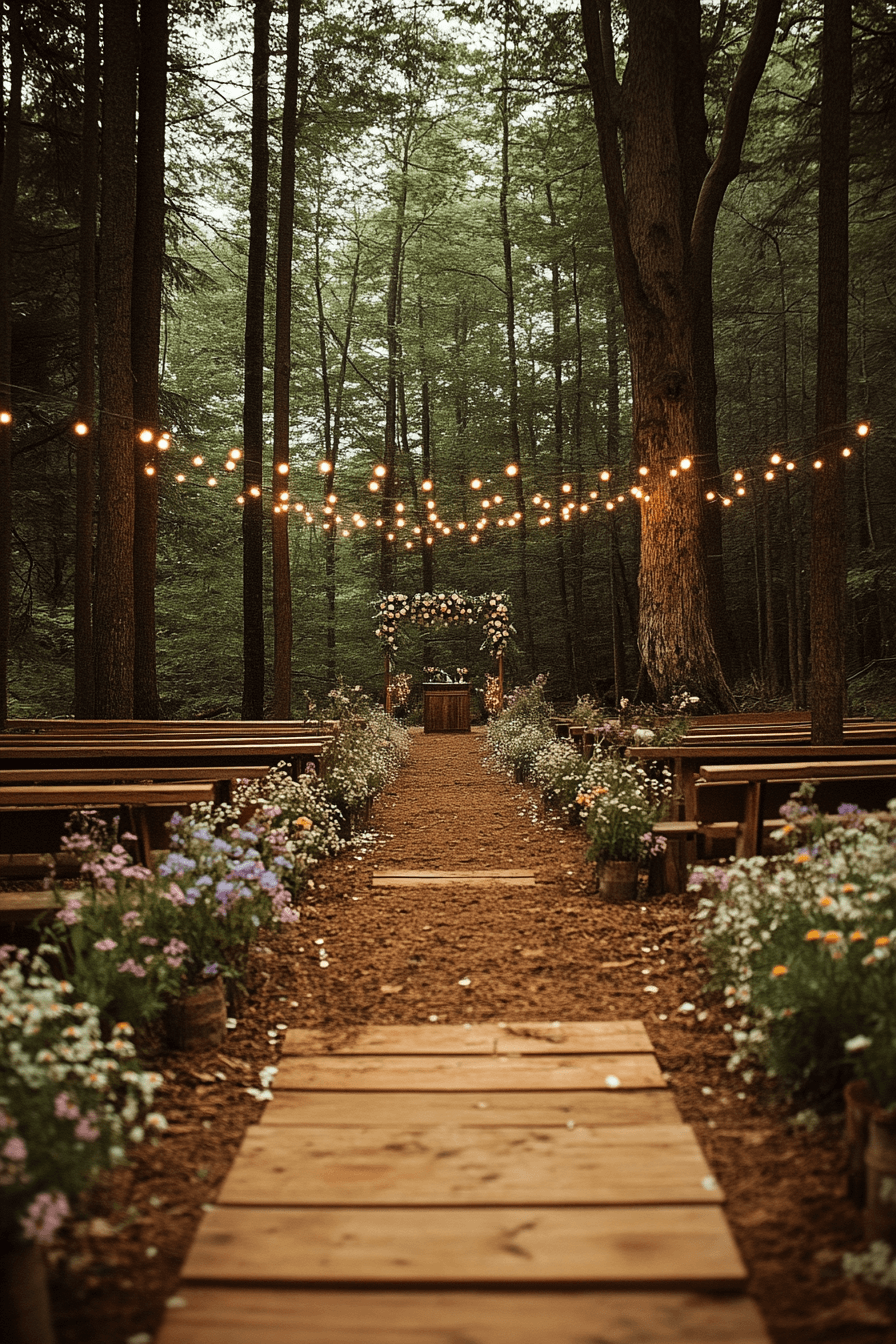 moody romantic wedding decor