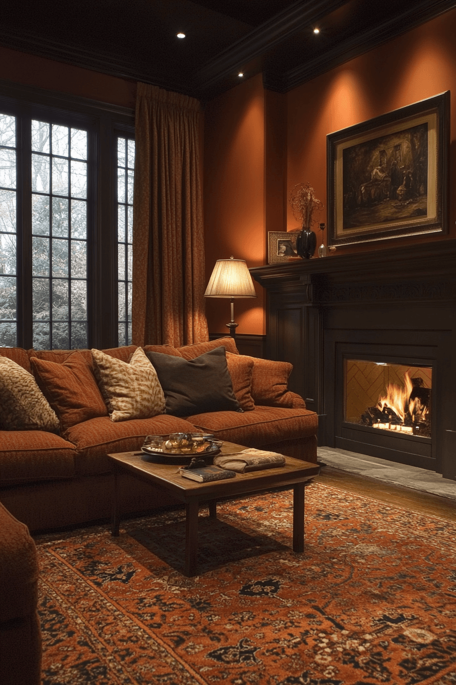 brown living room decorating ideas