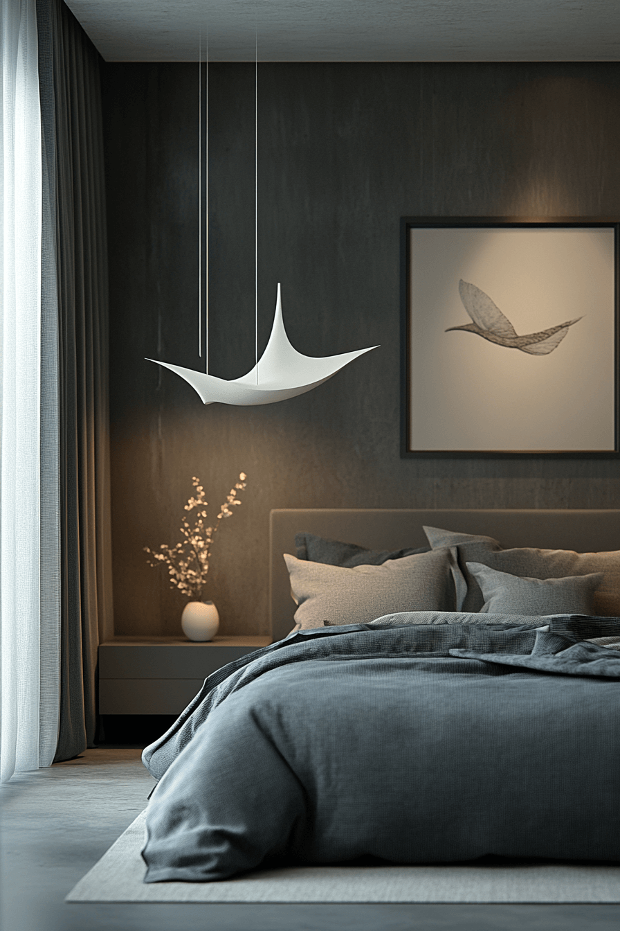 minimalistic bedroom ideas dark