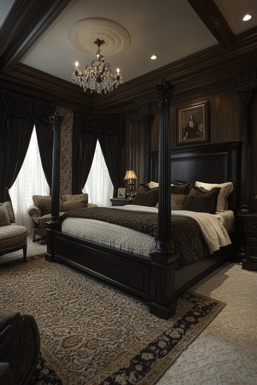 neoclassical bedroom