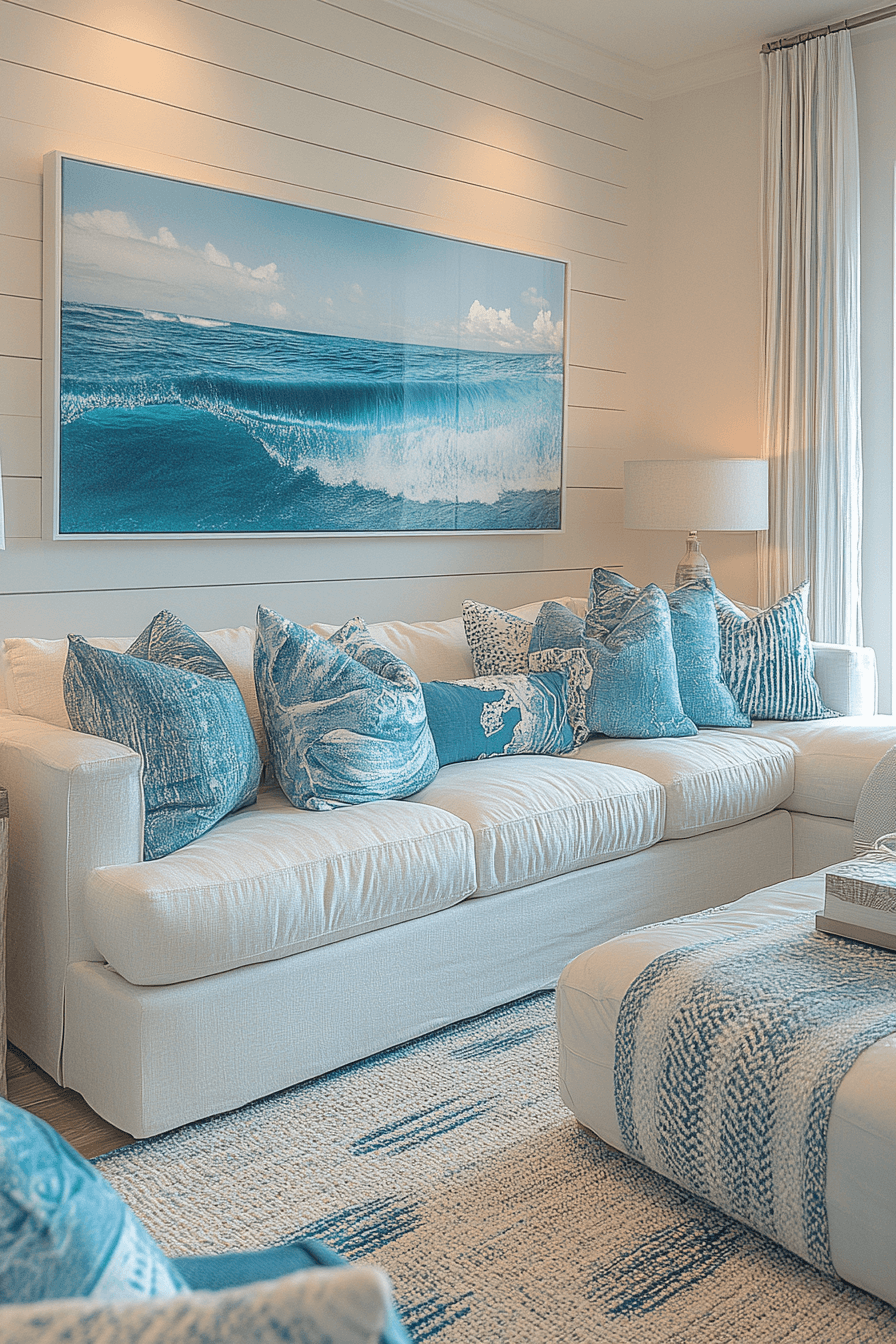 tropical living room