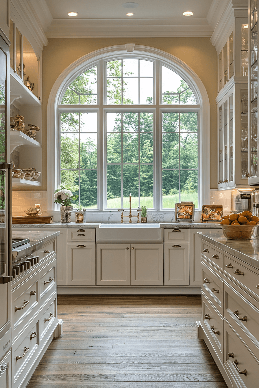 neoclassical kitchen