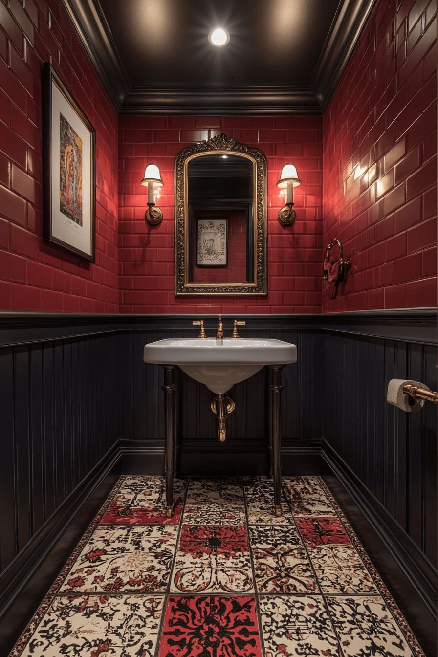 modern victorian bathroom