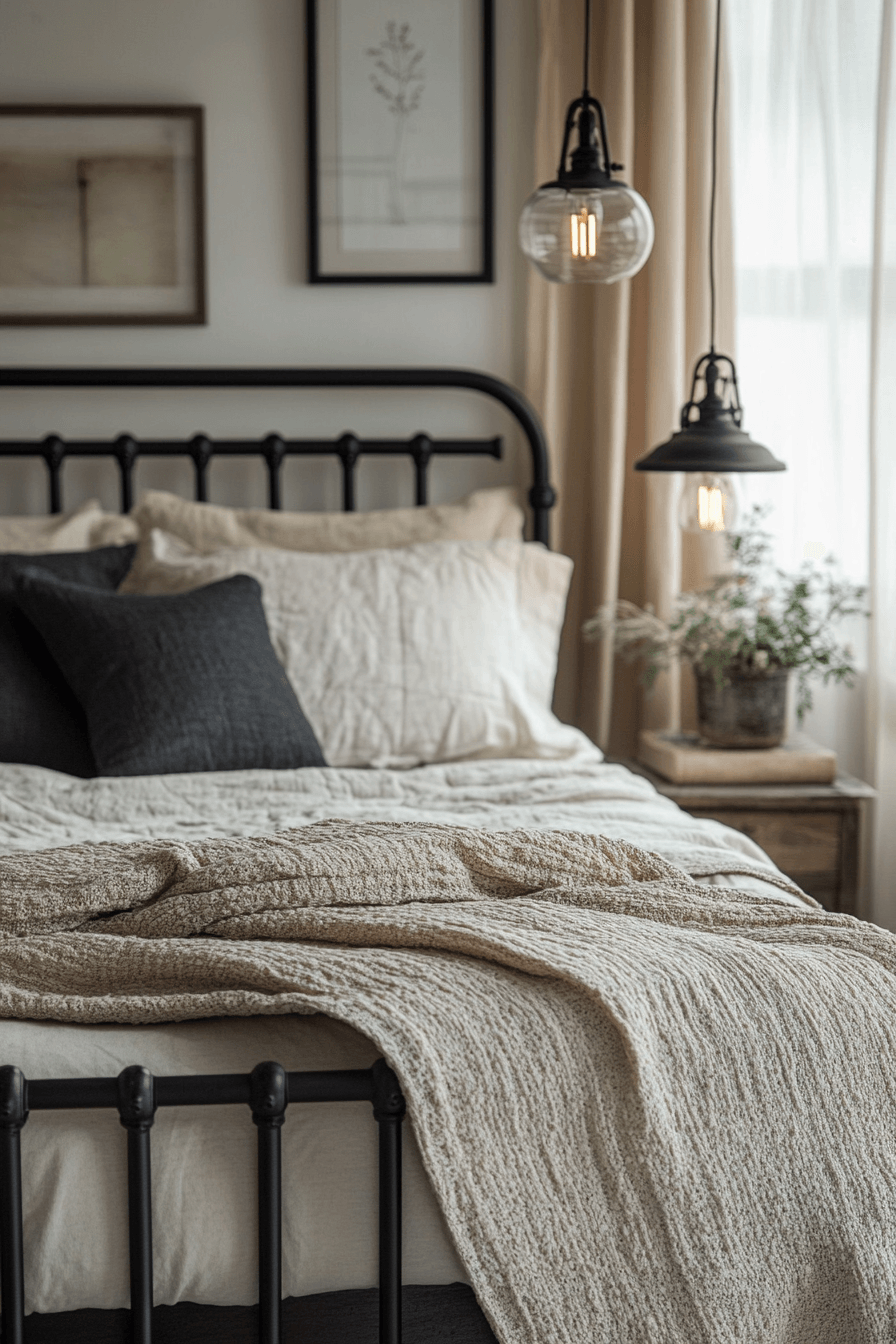 industrial bedroom design