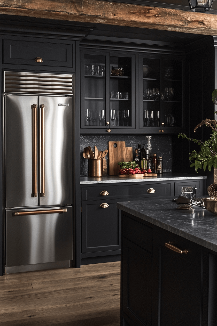 moody cottage kitchen