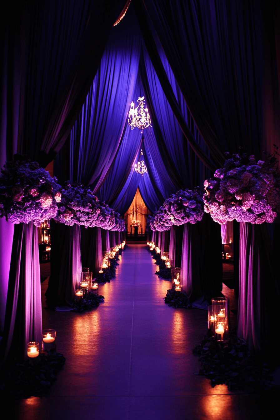 moody romantic wedding decor