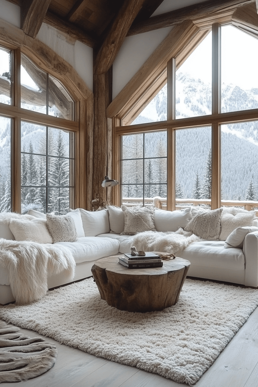 white living room decor