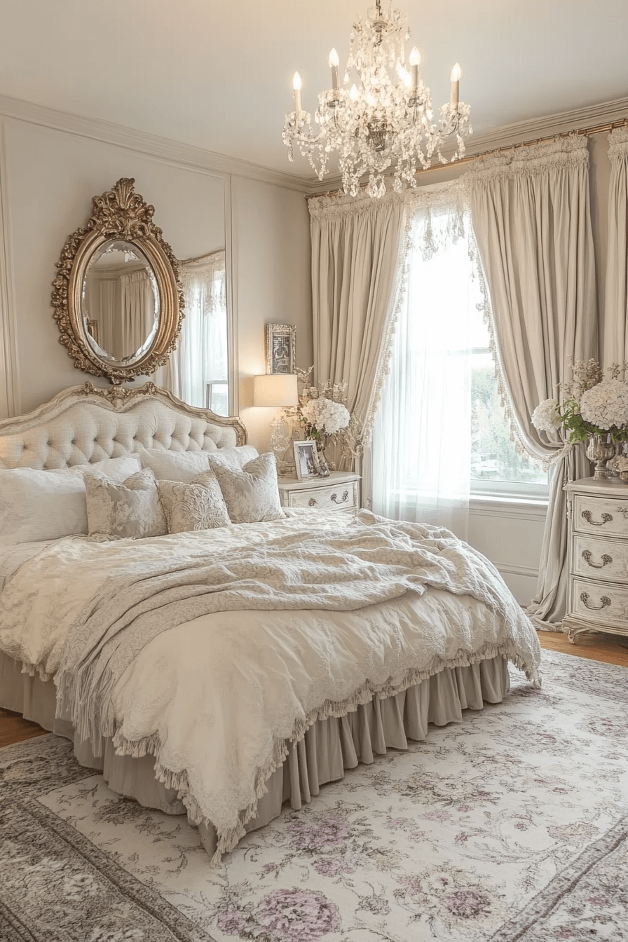 neoclassical bedroom