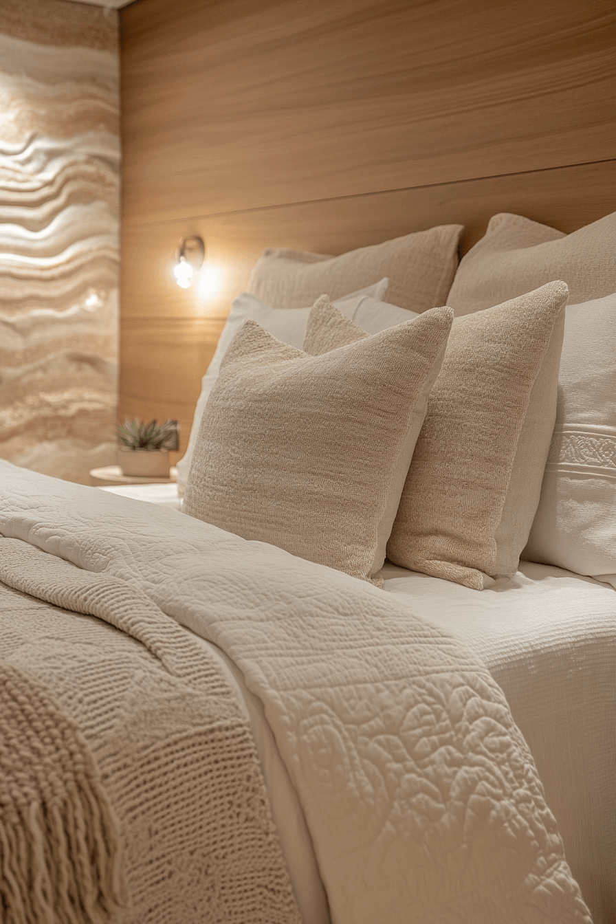 Stone Wall Bedroom