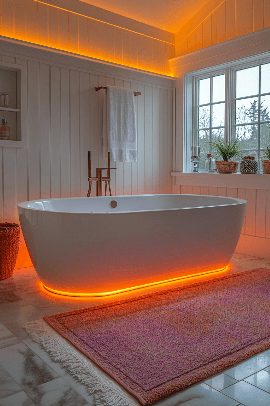 coastal cottage bathroom
