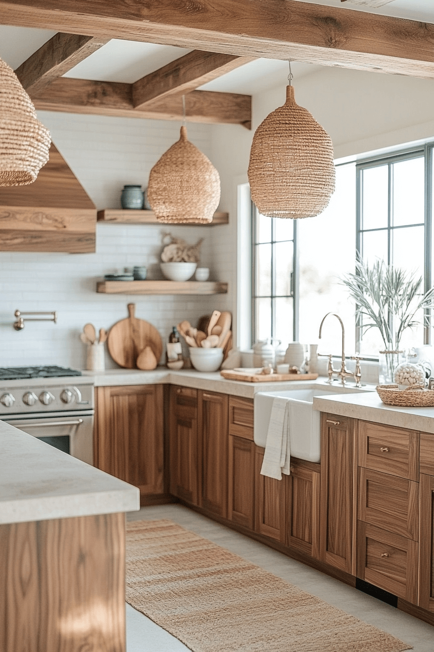Walnut Kitchen Cabinets