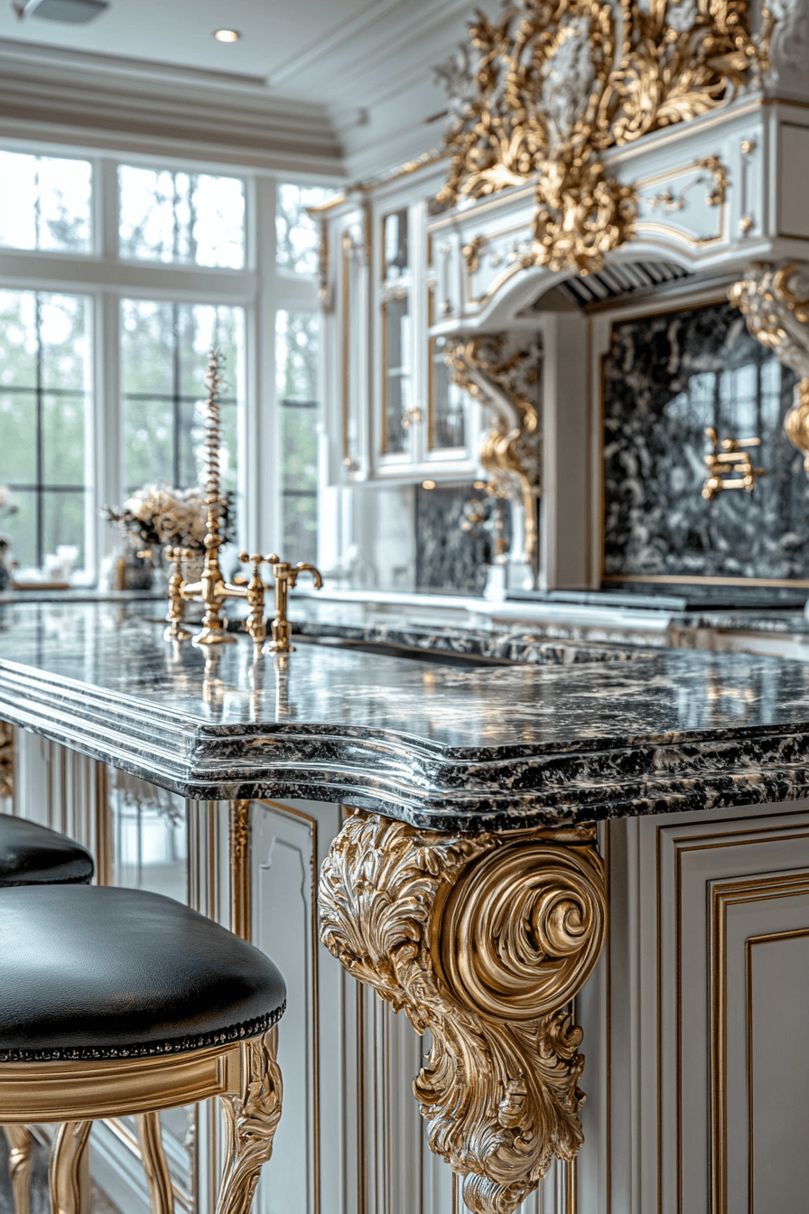 neoclassical kitchen