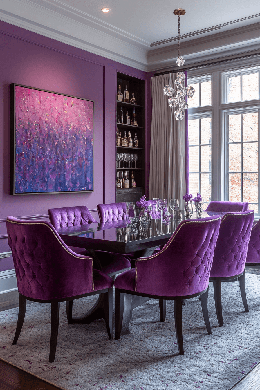 modern victorian dining room