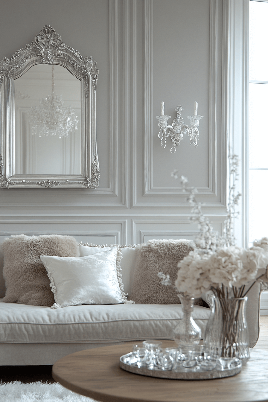 modern victorian living room
