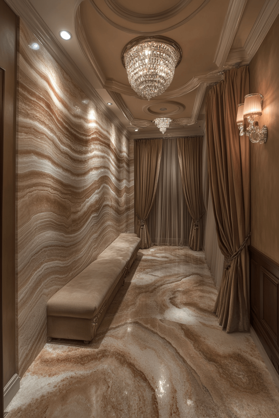 stone wall interior