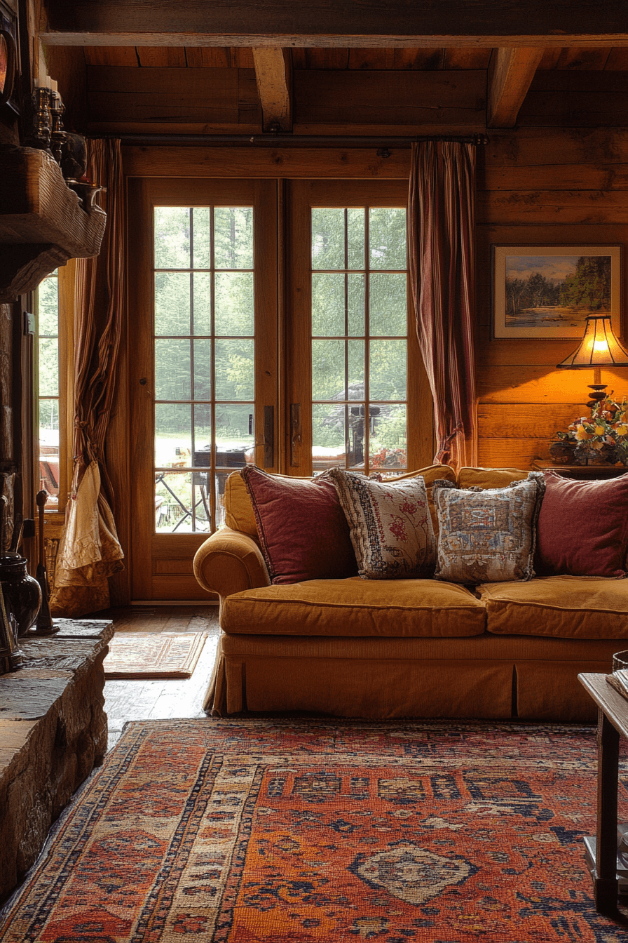 old cabin interior