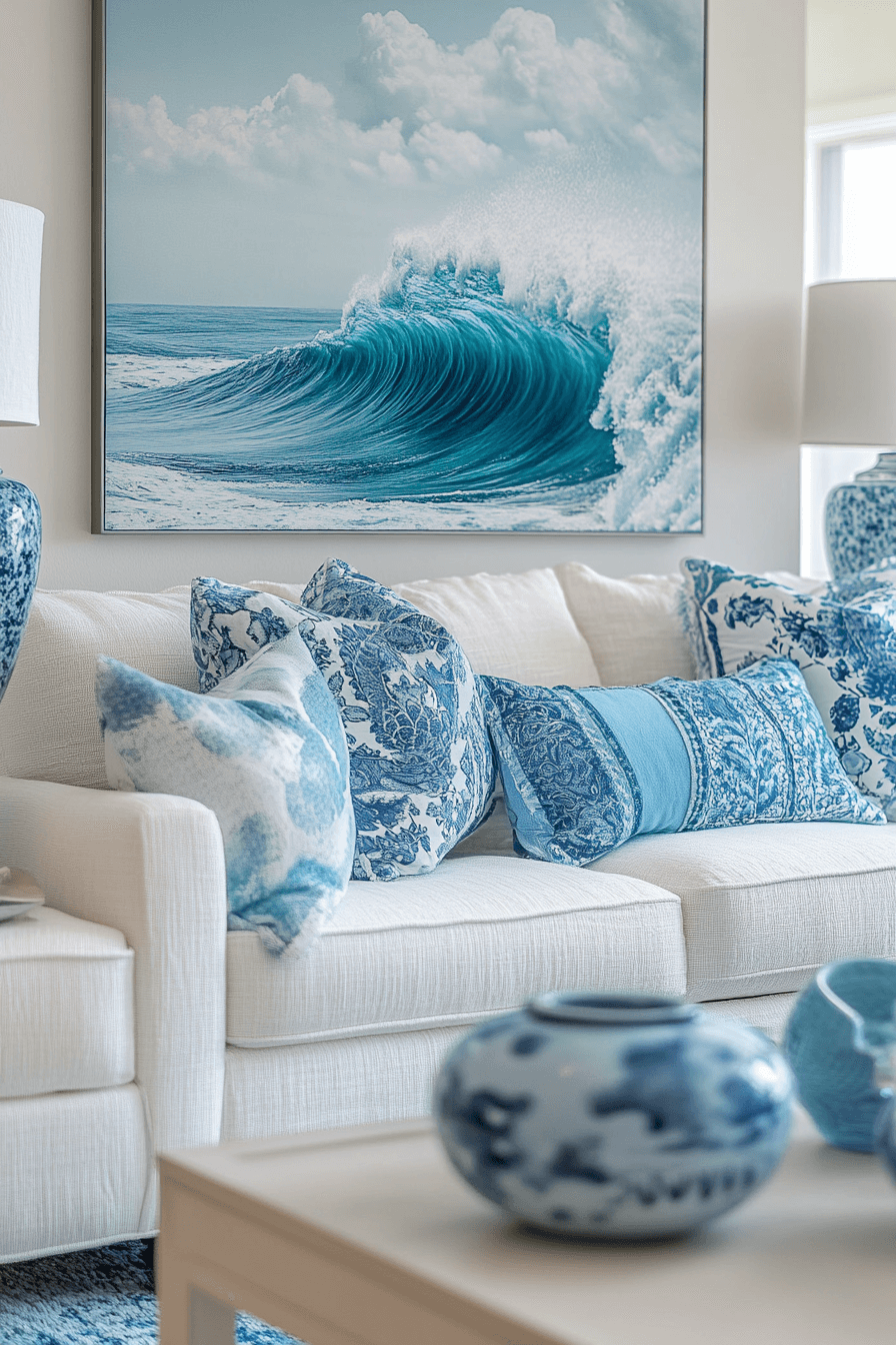 tropical living room