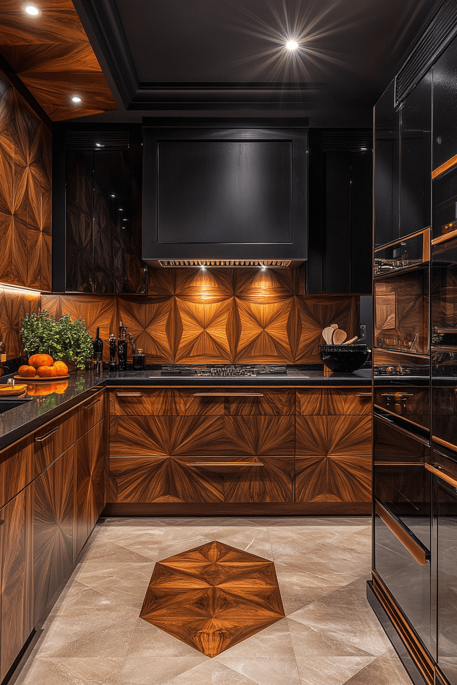 Walnut Kitchen Cabinets