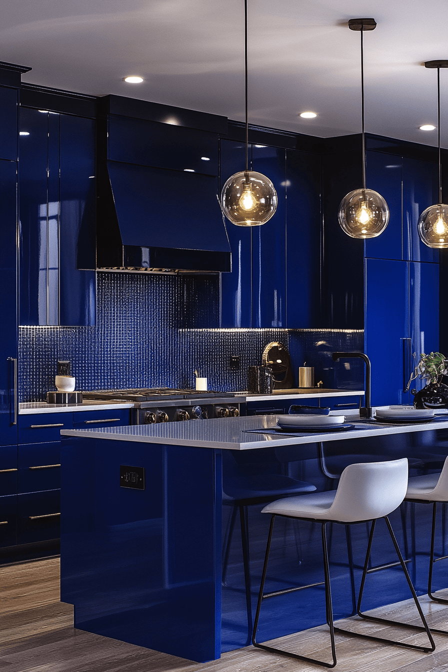 moody kitchen cabinets