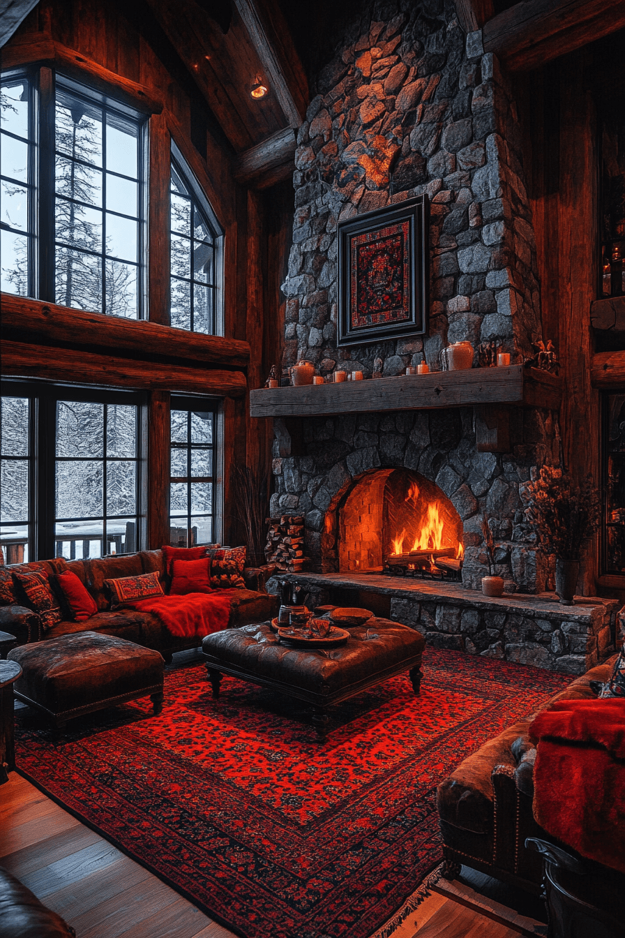 old cabin interior